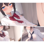 【二次】乳首が透けてるノーブラJK画像 Part 3